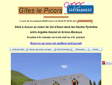 Tablet Screenshot of gitepyrenees.fr